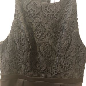 lace black dress